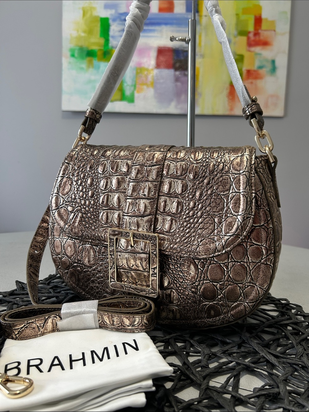 Brahmin Cynthia Bronze Nebula NWT
